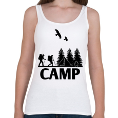 PRINTFASHION camping  - Női atléta - Fehér