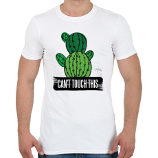 PRINTFASHION Can't touch this - Férfi póló - Fehér