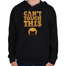 PRINTFASHION Can't touch this - sün - Gyerek kapucnis pulóver - Fekete gyerek pulóver, kardigán