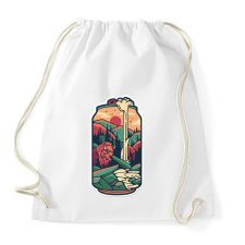 PRINTFASHION Can-wood - Sportzsák, Tornazsák - Fehér tornazsák