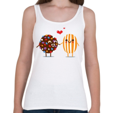 PRINTFASHION Candy Crush - Női atléta - Fehér