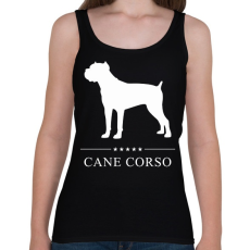 PRINTFASHION Cane Corso - Női atléta - Fekete