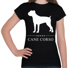 PRINTFASHION Cane Corso - Női póló - Fekete