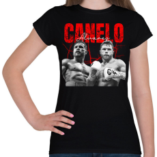 PRINTFASHION Canelo Alvarez - Női póló - Fekete