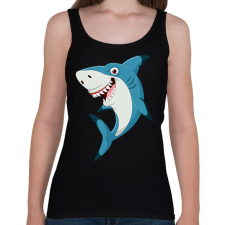 PRINTFASHION cápa - Női atléta - Fekete női trikó