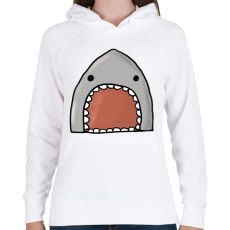 PRINTFASHION Cápa - Női kapucnis pulóver - Fehér