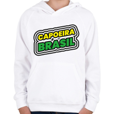 PRINTFASHION CAPOEIRA BRASIL 5 - Gyerek kapucnis pulóver - Fehér gyerek pulóver, kardigán