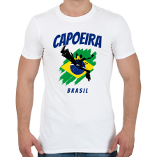 PRINTFASHION CAPOEIRA BRASIL - Férfi póló - Fehér férfi póló