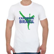 PRINTFASHION CAPOEIRA BRASIL - Férfi póló - Fehér férfi póló