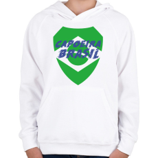 PRINTFASHION CAPOEIRA BRASIL - Gyerek kapucnis pulóver - Fehér