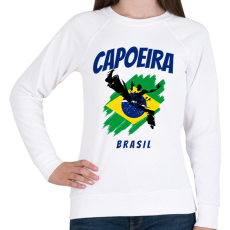 PRINTFASHION CAPOEIRA BRASIL - Női pulóver - Fehér