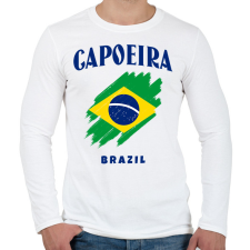 PRINTFASHION CAPOEIRA BRAZIL - Férfi hosszú ujjú póló - Fehér férfi póló