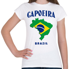 PRINTFASHION CAPOEIRA BRAZIL - Női póló - Fehér női póló