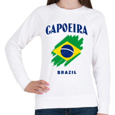 PRINTFASHION CAPOEIRA BRAZIL - Női pulóver - Fehér