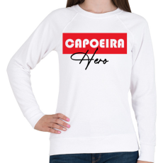 PRINTFASHION Capoeira hero - Női pulóver - Fehér