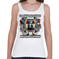 PRINTFASHION Cappuccino Assassino - Női atléta - Fehér