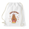 PRINTFASHION Cappy Birthday - Sportzsák, Tornazsák - Fehér