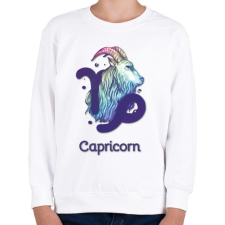 PRINTFASHION Capricorn színes - Gyerek pulóver - Fehér gyerek pulóver, kardigán