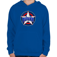 PRINTFASHION CAPTAIN BÚVÁR - Gyerek kapucnis pulóver - Királykék gyerek pulóver, kardigán