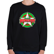 PRINTFASHION CAPTAIN HUNGARY - Gyerek pulóver - Fekete gyerek pulóver, kardigán