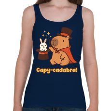 PRINTFASHION Capy-cadabra - Női atléta - Sötétkék