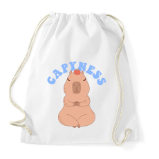 PRINTFASHION Capybara - Capyness - Sportzsák, Tornazsák - Fehér