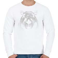 PRINTFASHION Capybara fej - Férfi pulóver - Fehér férfi pulóver, kardigán