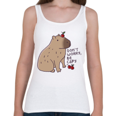 PRINTFASHION Capybara - Női atléta - Fehér