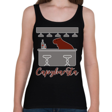 PRINTFASHION Capybarista - Női atléta - Fekete
