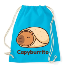 PRINTFASHION Capyburrito - Sportzsák, Tornazsák - Surf blue tornazsák