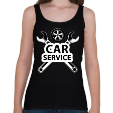 PRINTFASHION Car service - Női atléta - Fekete női trikó