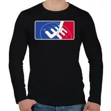 PRINTFASHION Car Shift - Férfi hosszú ujjú póló - Fekete férfi póló