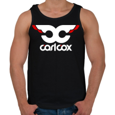 PRINTFASHION Carl Cox - Férfi atléta - Fekete atléta, trikó