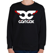 PRINTFASHION Carl Cox - Gyerek pulóver - Fekete gyerek pulóver, kardigán