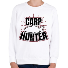 PRINTFASHION Carp Hunter - Gyerek pulóver - Fehér