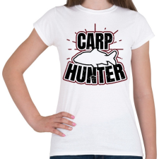 PRINTFASHION Carp Hunter - Női póló - Fehér női póló