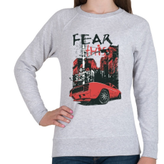 PRINTFASHION Cars city - Női pulóver - Sport szürke