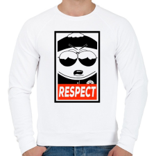 PRINTFASHION Cartman - Férfi pulóver - Fehér férfi pulóver, kardigán