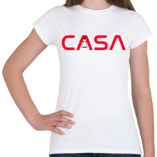 PRINTFASHION CASA - NASA - Női póló - Fehér női póló