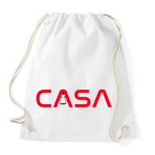 PRINTFASHION CASA - NASA - Sportzsák, Tornazsák - Fehér tornazsák