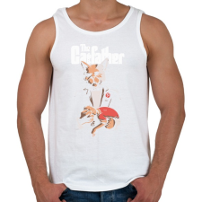 PRINTFASHION Catfather - sötét alaphoz - Férfi atléta - Fehér atléta, trikó