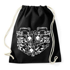 PRINTFASHION catheart.w - Sportzsák, Tornazsák - Fekete tornazsák