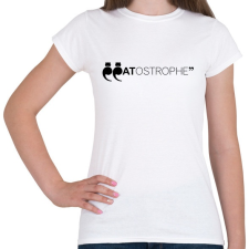 PRINTFASHION CATostrophe - Női póló - Fehér női póló