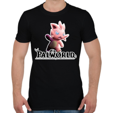 PRINTFASHION Cattiva - palworld - Férfi póló - Fekete