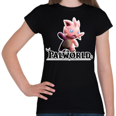 PRINTFASHION Cattiva - palworld - Női póló - Fekete