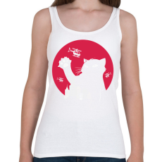 PRINTFASHION Catzilla - Női atléta - Fehér