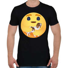 PRINTFASHION Cavalier King Charles spániel - Férfi póló - Fekete férfi póló