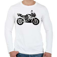 PRINTFASHION cbr125 - Férfi hosszú ujjú póló - Fehér férfi póló