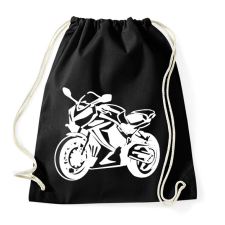 PRINTFASHION cbr650r2feher - Sportzsák, Tornazsák - Fekete tornazsák