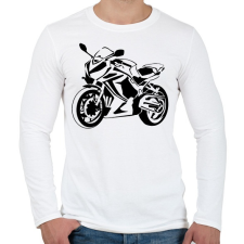 PRINTFASHION cbr650r - Férfi hosszú ujjú póló - Fehér férfi póló